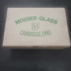 Mosser Glass Pink Depression  Jennifer Set # 5 In Box