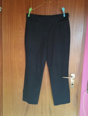 Cambio Highwaist Knöchelhose 7/8 Business Stoffhose Capri Hose schwarz Gerade