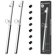2-Pack Dual Head Tire Pressure Gauge 10-150 PSI Heavy Duty Air Pressure Gauge