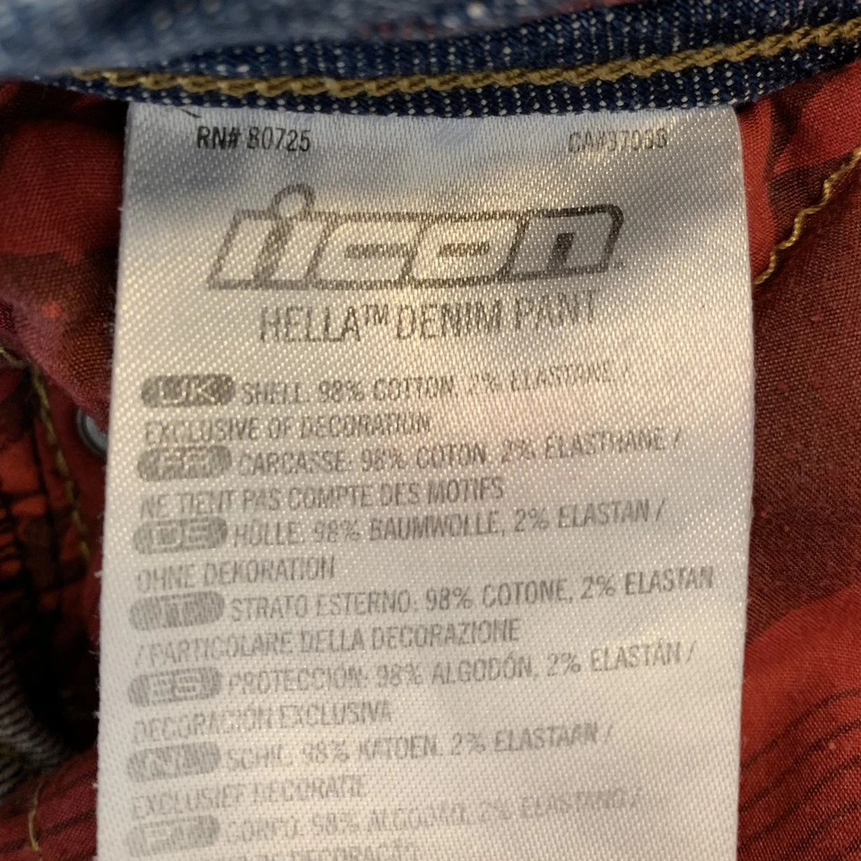 Calça jeans feminina Icon Hella 2 motocicletas reforçada com proteção 996680 - Imagem 2 de 4