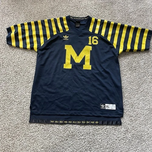 RARE Adidas Michigan Wolverines #16 132 Year Championship Football Jersey | XL - product listing photo