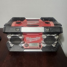 Milwaukee Jobsite Radio 2790-20 M18/M12 AM/FM AUX 12V Port Tested READ