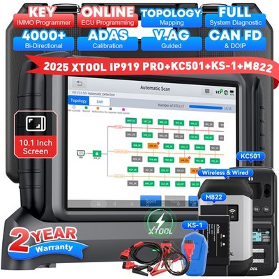 XTOOL IP919 PRO KC501 KS-1 M822 IMMO Key Programmer ECU Program Diagnostic Tool