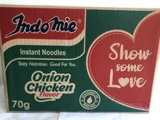 Onion Indomie Noodles-A Box Contains 40 Packs.
