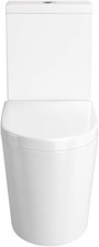 iBathUK Close Coupled WC Toilet Pan and Cistern Set