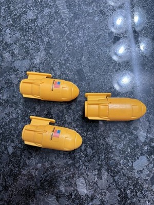 GI JOE ARAH General Mobile Strike HQ Parts 1990 cannon Missile Bomb X3 G.I. Joe