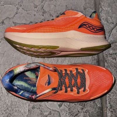 Mint Saucony Endorphin Shift 2 Neon Orange l Shoes Sneakers 8 Women S10689-45