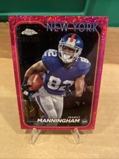 2024 Topps Chrome - Mario Manningham #145 Magenta Speckle Refractor /399