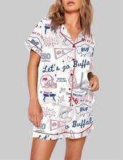 Buffalo Football Doodles Pajama Set