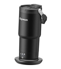 Self-Heating Travel Mug 20oz, Temperature-Controlled Coffee Warmer Mug, Black