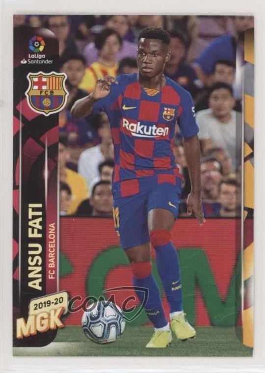 2019-20 Panini Megacracks MGK La Liga Ansu Fati #72BIS Rookie RC 0e5