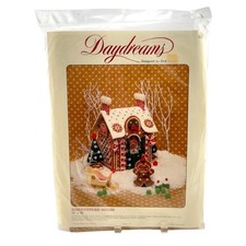 Gingerbread House Soft Sculpture Kit Daydreams 827 Vintage NIP 1984 Christmas