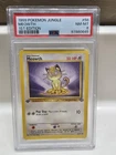 Meowth 1st Ed. Pokemon Jungle PSA 8 MINT 1999