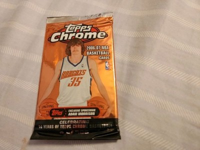 2006-07 TOPPS CHROME BASKETBALL CARD PACK ROOKIES-LEBRON-KOBE AUTOS-REFRACTORS $