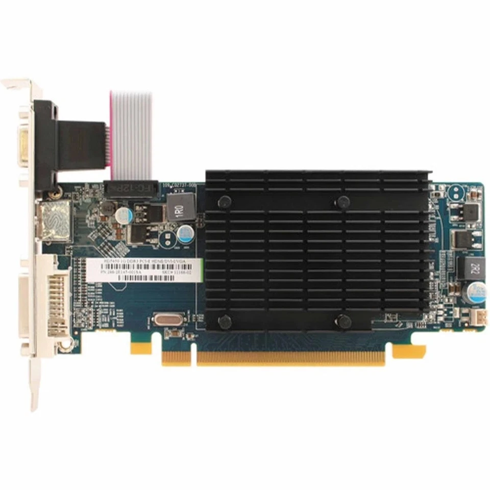 Scheda Video grafica sapphire HD 5450 DDR3 1GB pci express pcie VGA DVI HDMI - Immagine 2 di 3
