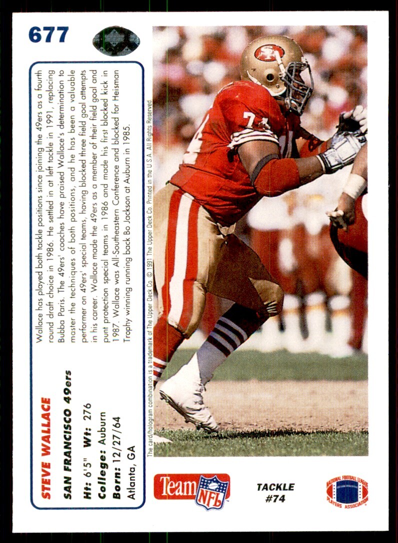 1991 Upper Deck High Series Steve Wallace . San Francisco
