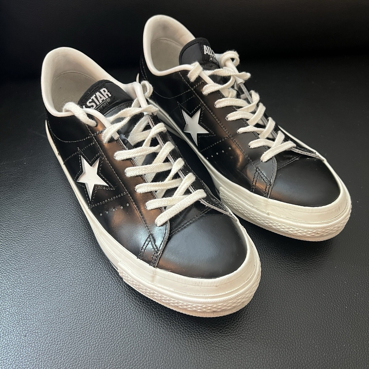 靴 CONVERSE ONE STAR made in japan 26.5 Converse One Star J Made in Japan Black White 32346511 Men's