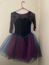 Weissman Sweet Apocalypse Ballet Dance Recital Costume Size LC Large Purple Blue