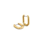 Boccia Damenschmuck Creolen Reintitan Goldplattiert Poliert 16 X 2,5 Mm 05060-02