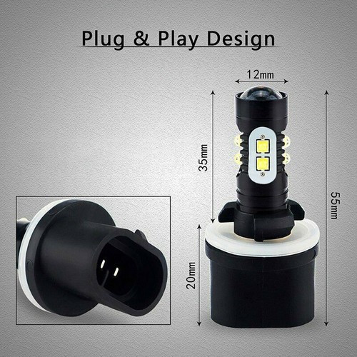 Kit de 6 bombillas antiniebla de faros LED para Chevy Suburban 2000-2006 Tahoe 2001-06 - Imagen 17 de 22
