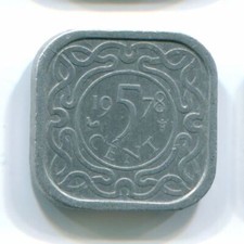 5 CENTS 1978 SURINAME Aluminium Coin #S12600C