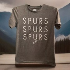 San Antonio Spurs NBA Store Gray T-shirt Size XL 14/16 Youth 