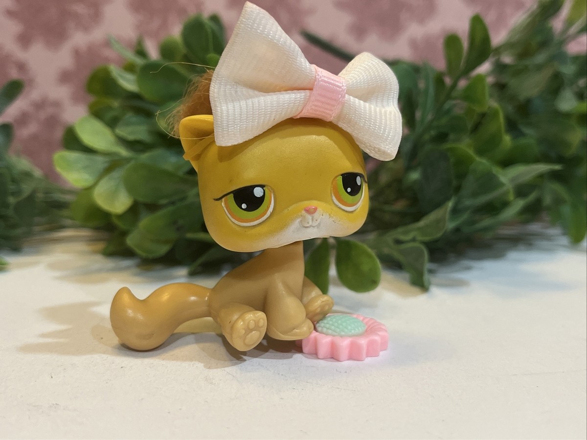 Littlest Pet Shop 78 Lps Authentic Sitting Shorthair Cat hair