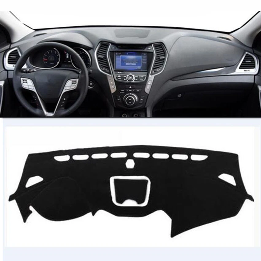 Alfombrilla deportiva para tablero de instrumentos Hyundai Santa Fe 2016 2017 2018 Foto 3 de 4