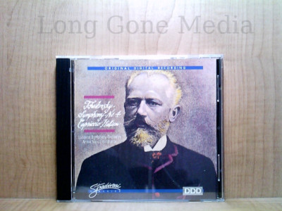 Tchaikovsky: Symphony No 4 / Capriccio Italien by Ljubljana SO, Nanut (CD, 1989)
