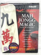 Mah Jongg Magic Software CD ROM for Windows With Original Box