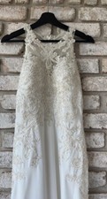 Camille La Vie Wedding Dress size 6 to 8 white with long train