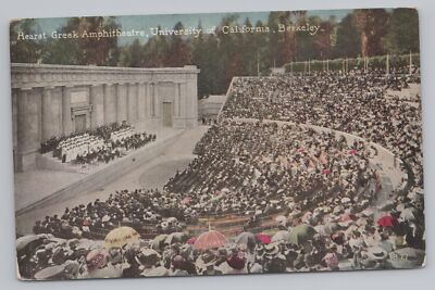 Berkeley CA~Hearst Greek Amphitheater University of California~Vintage Postcard