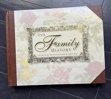 Our Family History Photo Album Scrap Book Victorian 1998 Illustrated Vintage