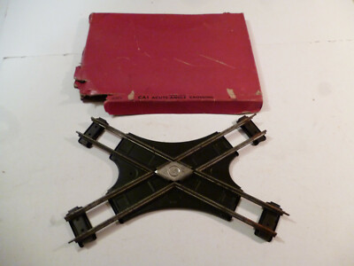 Hornby Trains CA1 Acute-Angle Crossing Gauge O Clockwork + OVP