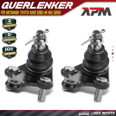 2x Traggelenk Vorne für Britannien Toyota Auris E15 E18 C-HR RAV 4 3 Verso R2