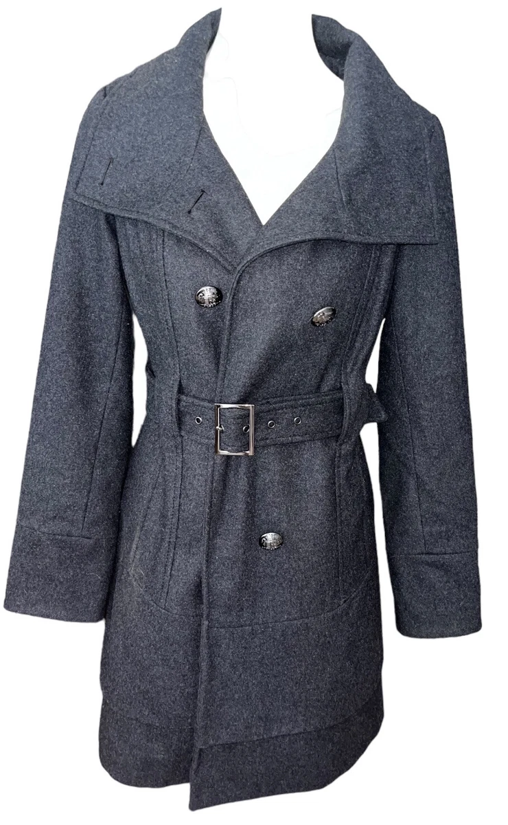 Guess peacoat with hood sales