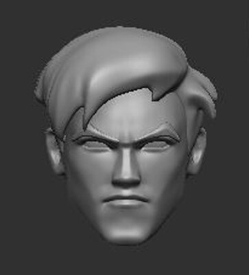 Terry Mcginnis Batman Beyond A 1:10 scale unpainted Head 7'' Action Figure