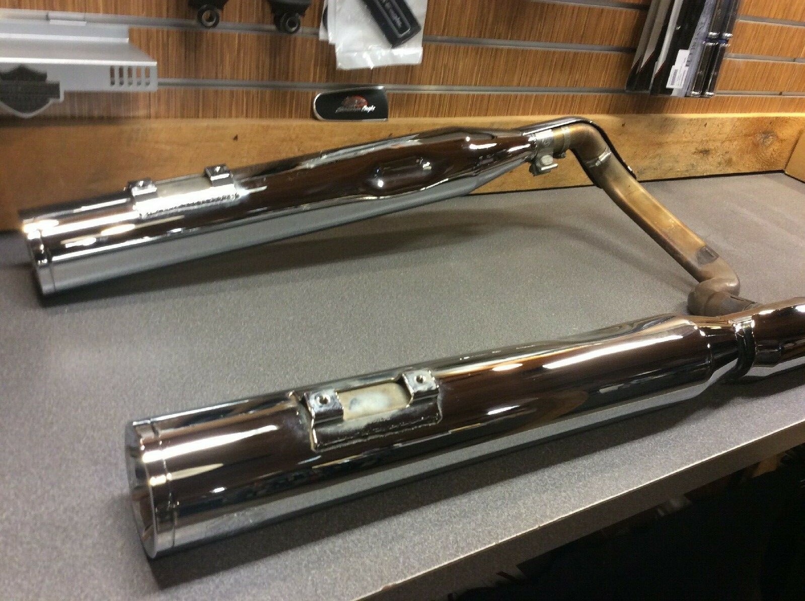 HARLEY DAVIDSON DRESSER TOURING FULL EXHAUST VANCE AND HINES SLIP ONS