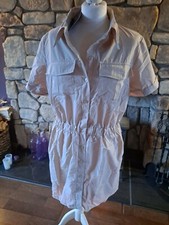 PLT Stone Utility Elastic Waist Shirt Dress 18 (Small Fit See Measurements) BNWT