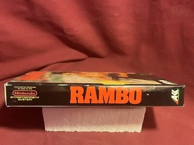 Rambo Nintendo NES 1988 Circle Seal Complete In Box CIB Excellent Condition