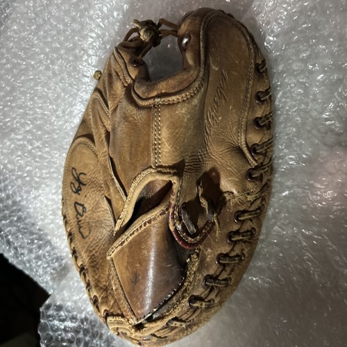 Ancien Masque De Catcher Wilson - Cuir Et Aluminium - Années 1940