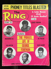 The Ring - Boxing  Ali, Ken Norton, Joe Frazier, George  Forman, October 1973