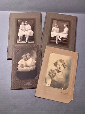Antique Photographs Varnum Family Sisters Augusta Maine Age Progression