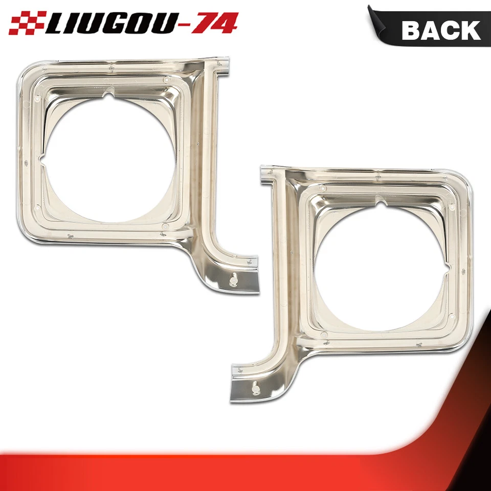 Fit For 73-78 Chevrolet C10 Suburban Headlight Door Set Headlight Door Set New Foto 3 de 4