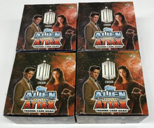 Topps Doctor Who Alien Attax Trading Card Game Booster Box(24 pks) x 4 Boxes-Hot