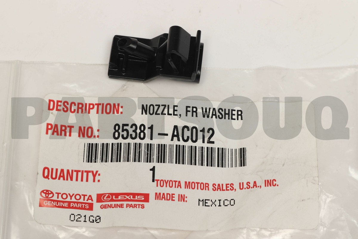 85381AC012 Genuine Toyota NOZZLE SUB-ASSY, WASHER 85381-AC012 | eBay