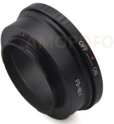 FD Lens to NEX Adapter, for Canon FD Mount Lens to for Sony E-Mount Camera A6400