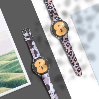 Leather Watch Band Strap for Samsung Galaxy Watch 3 41 42mm active 2 40/44mm