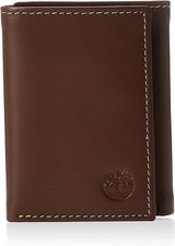 Fossil Men's Quinn Trifold Wallet Brown 