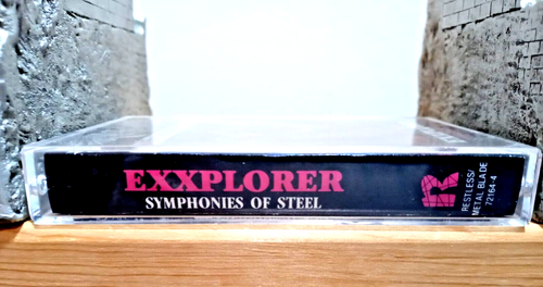 EXXPLORER - Symphonies Of Steel (1986 Restless/Metal Blade Records, US) CASSETTE - Picture 3 of 5